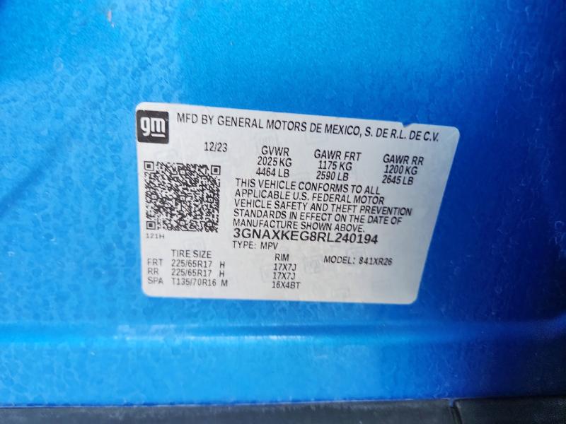 2024 CHEVROLET EQUINOX LT #3284166555