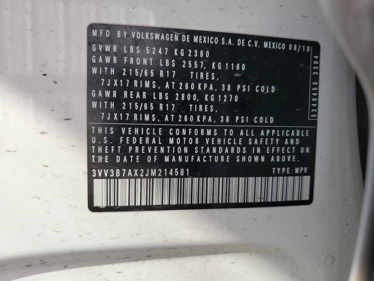 VOLKSWAGEN TIGUAN SE