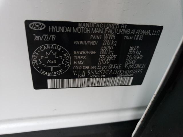 2019 HYUNDAI SANTA FE S - 5NMS2CAD7KH080695