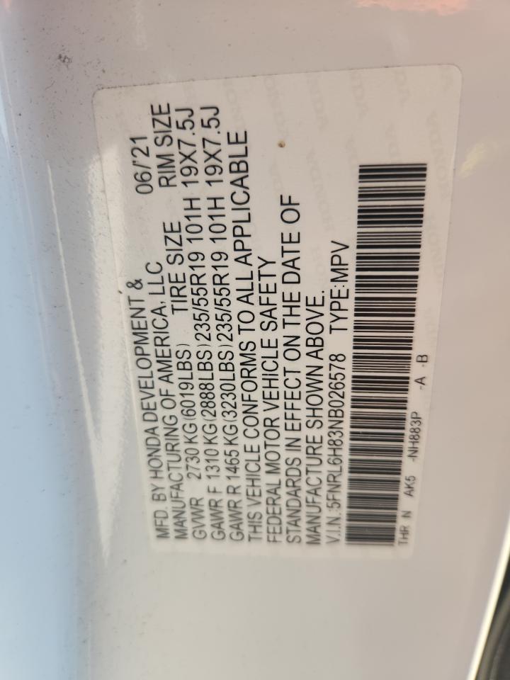 HONDA ODYSSEY TOURING