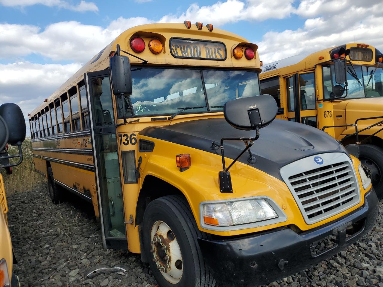 Lot #3276985291 2012 BLUE BIRD SCHOOL BUS