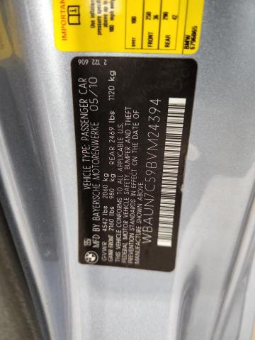 2011 BMW 135 I - WBAUN7C59BVM24394