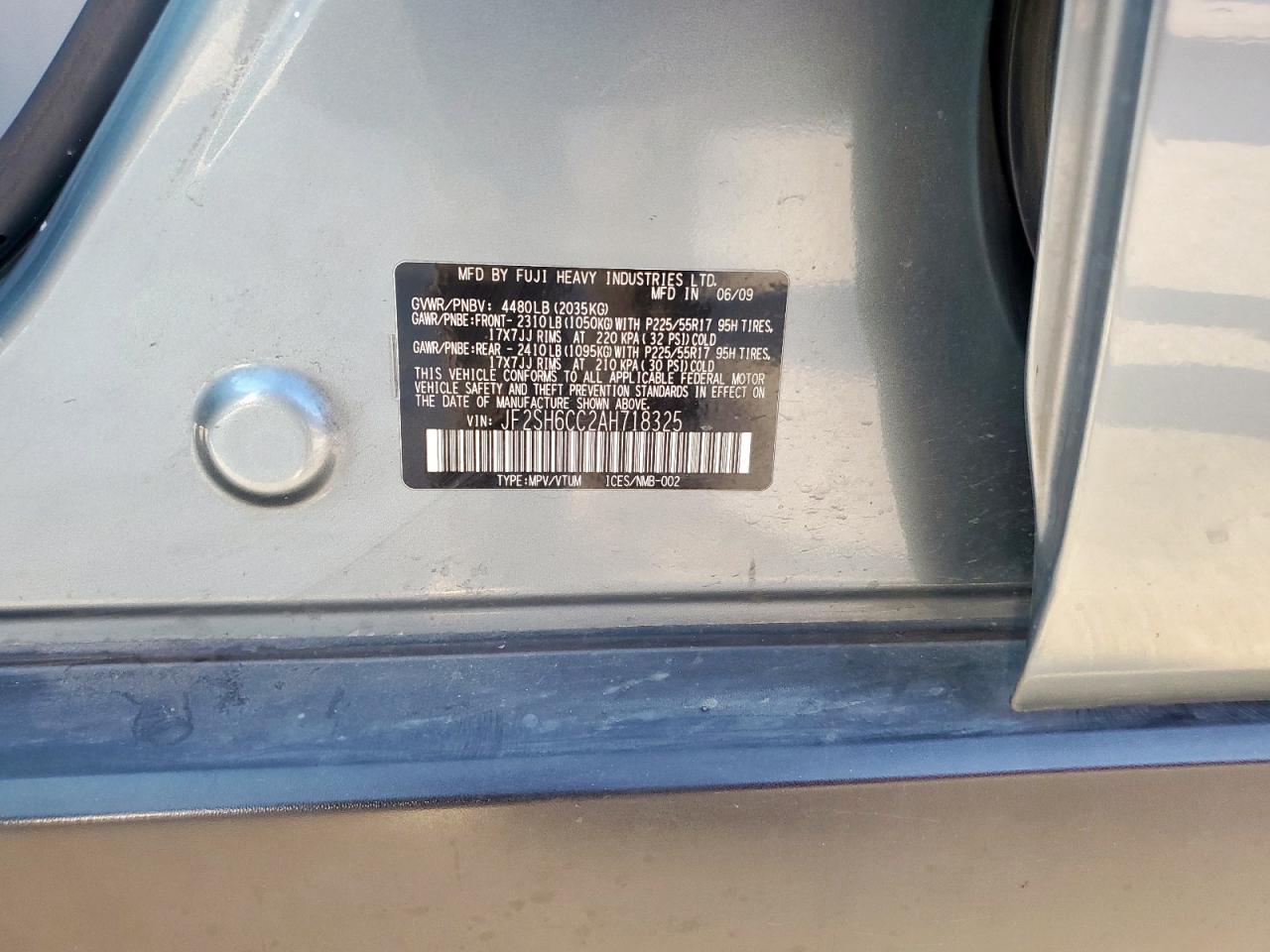 SUBARU FORESTER 2.5X PREMIUM