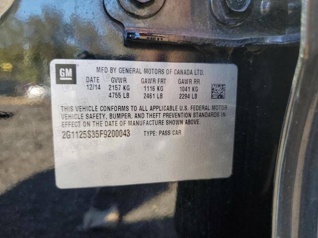 2015 CHEVROLET IMPALA LT - 2G1125S35F9200043