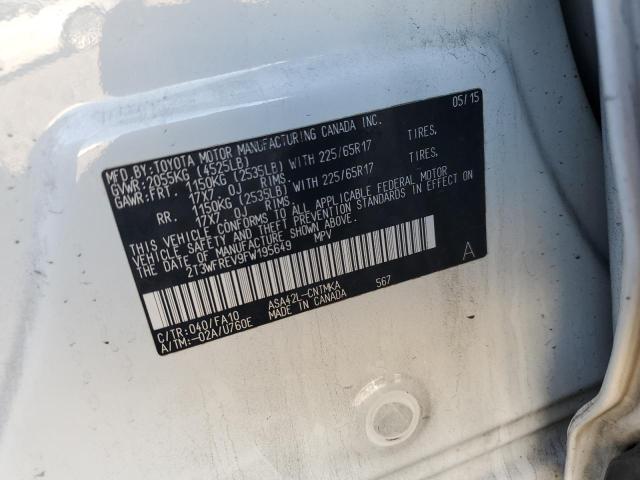 2015 TOYOTA RAV4 XLE - 2T3WFREV9FW195649