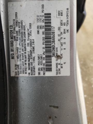 2010 MERCURY MILAN HYBR - 3MEDM0L38AR608117