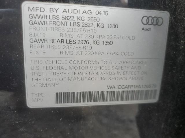 2015 AUDI Q5 PREMIUM - WA1DGAFP1FA126579