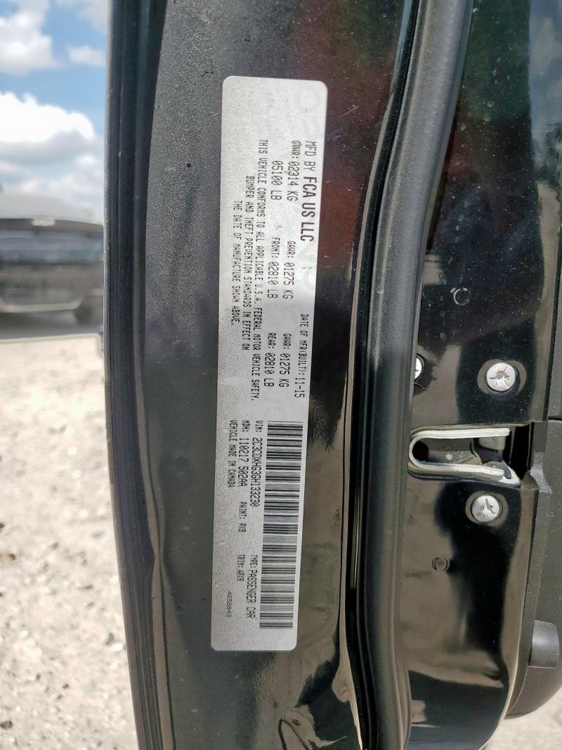 2016 DODGE CHARGER SX 2C3CDXHG3GH133230