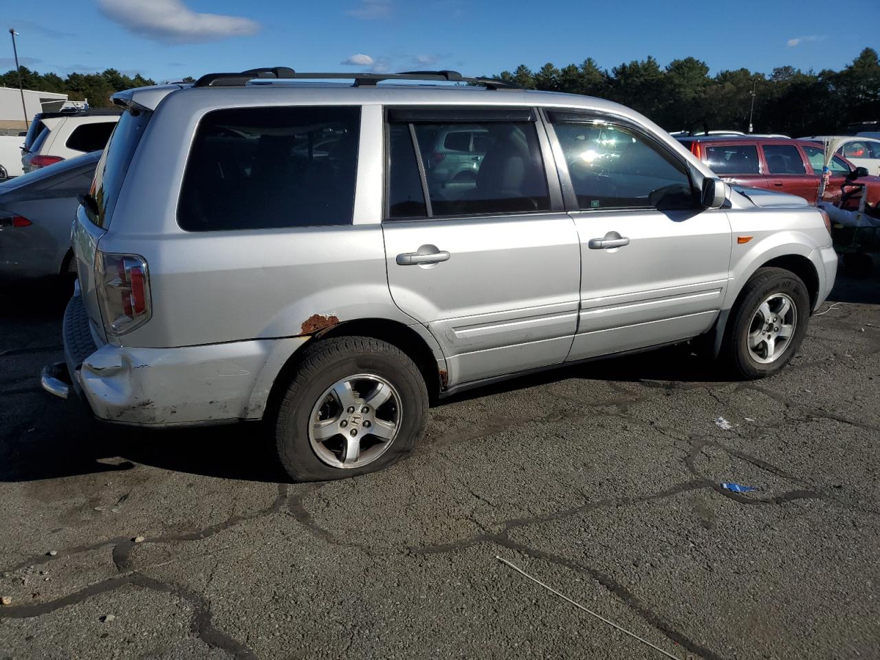 Lot #3266956051 2007 HONDA PILOT EXL
