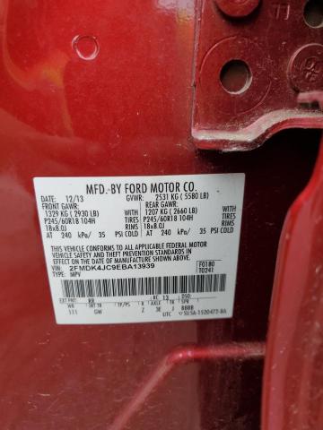 2014 FORD EDGE SEL - 2FMDK4JC9EBA13939