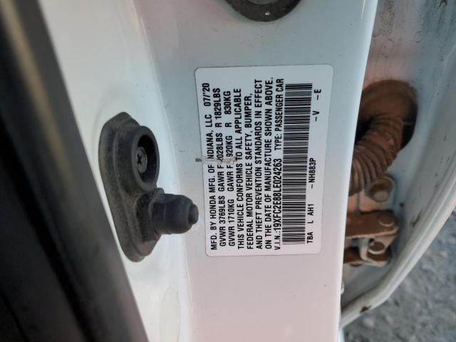 2020 HONDA CIVIC SPOR - 19XFC2E88LE024263