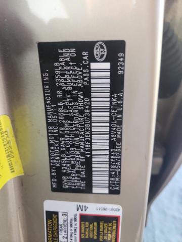 2011 TOYOTA CAMRY BASE #3285470839