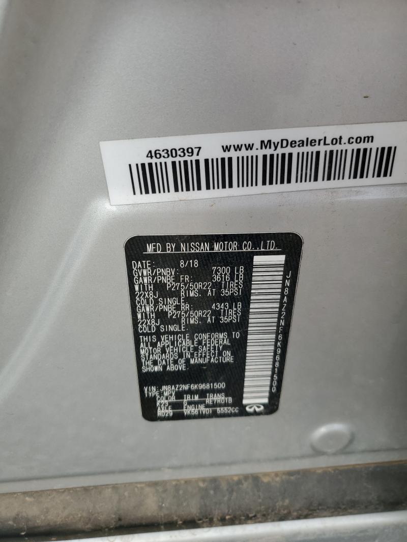 2019 INFINITI QX80 LUXE JN8AZ2NF6K9681500