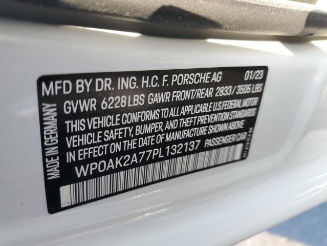 2023 PORSCHE PANAMERA 4S E-HYBRID WP0AK2A77PL132137