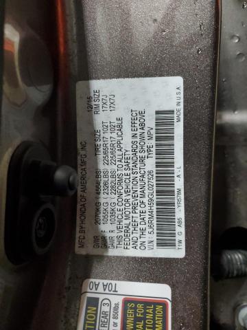 2016 HONDA CR-V EX #3277185933