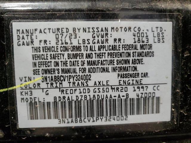 2023 NISSAN SENTRA SV - 3N1AB8CV1PY324002
