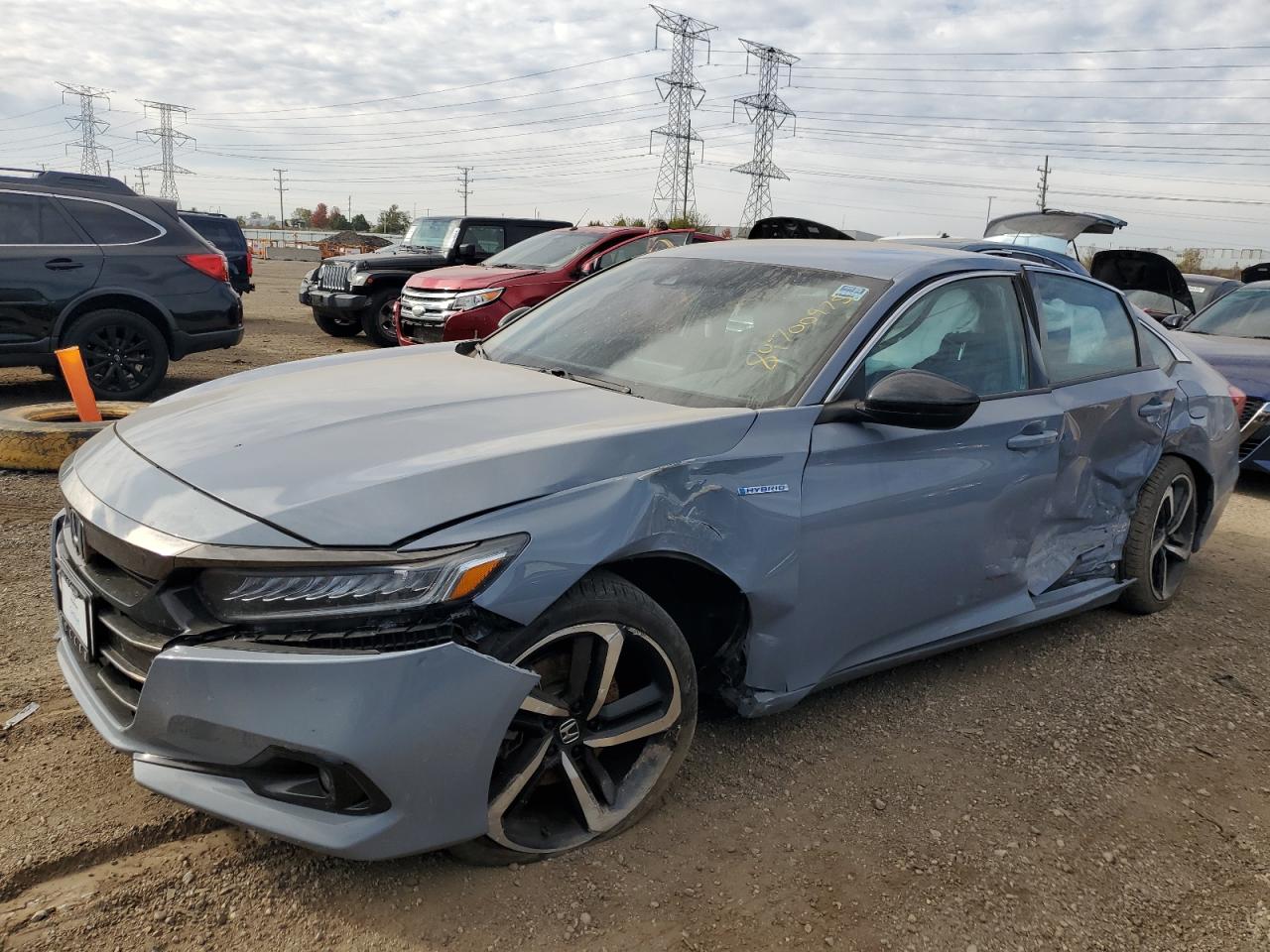 Lot #3296408651 2022 HONDA ACCORD HYB