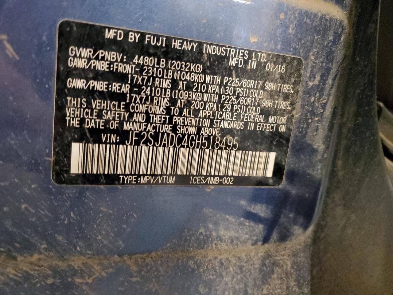 SUBARU FORESTER 2.5I PREMIUM