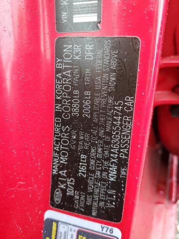 2016 KIA FORTE LX - KNAFX4A63G5544745