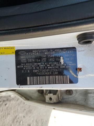 2015 HYUNDAI ACCENT GS KMHCT5AE4FU230472