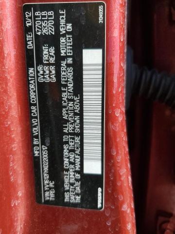 2013 VOLVO S60 T5 #3286857211