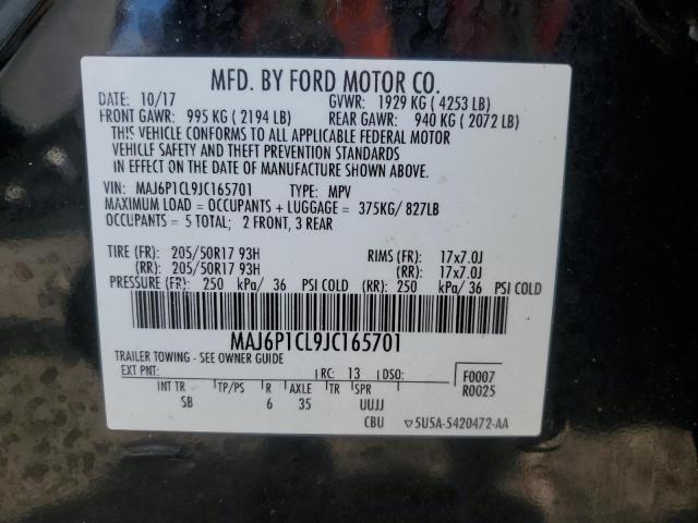 2018 FORD ECOSPORT S #3296358142