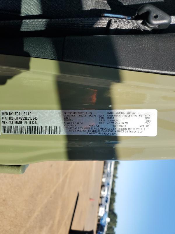 2025 JEEP GLADIATOR #3297200425