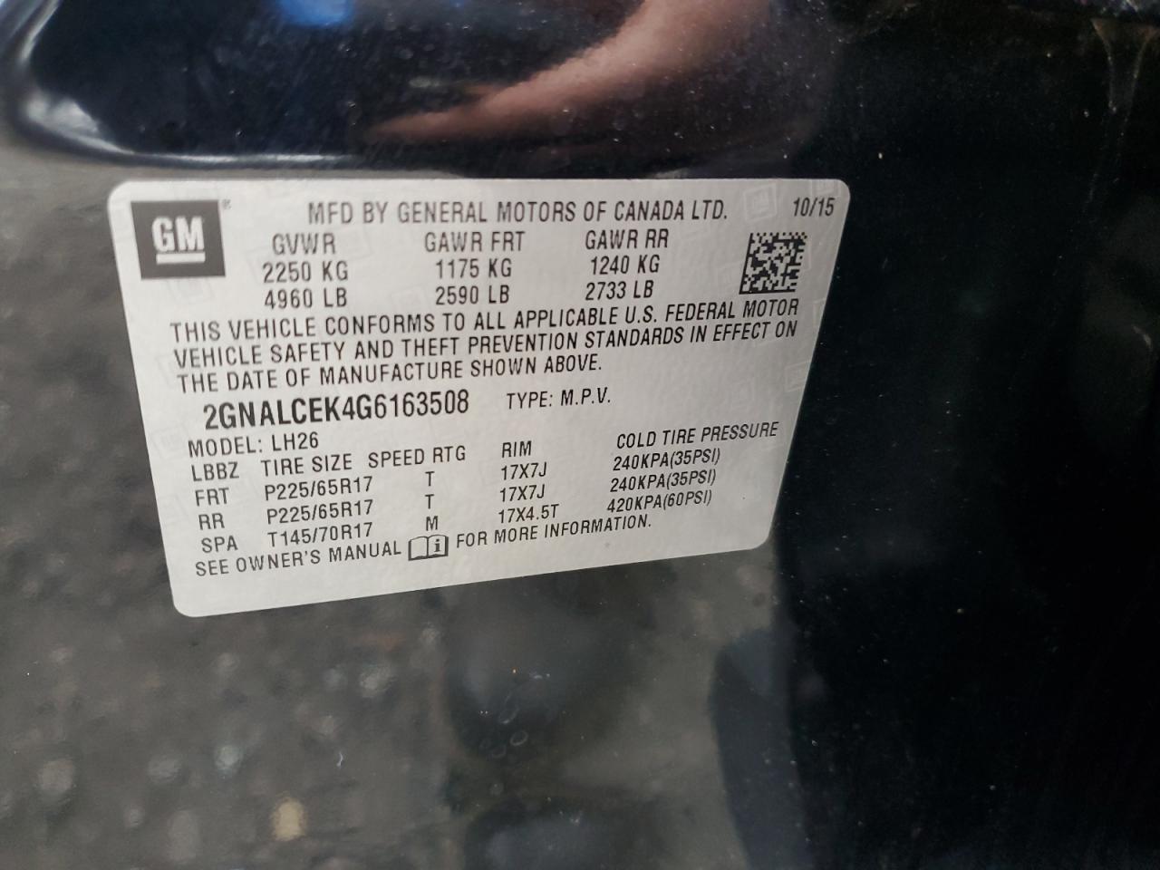 CHEVROLET EQUINOX LT