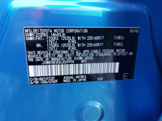 2016 TOYOTA RAV4 XLE - JTMRFREV0GJ069998