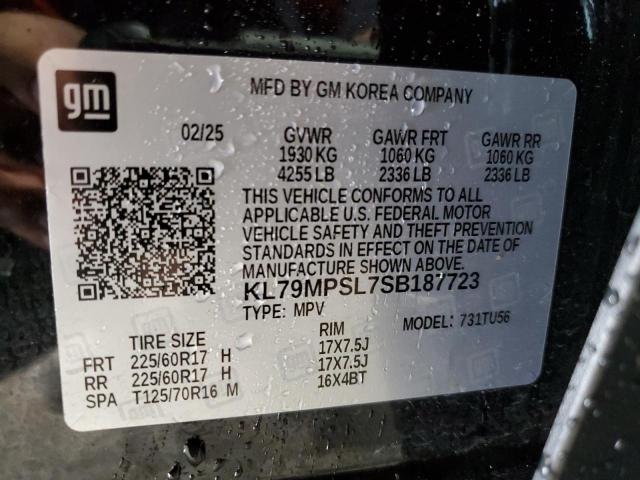 2025 CHEVROLET TRAILBLAZE - KL79MPSL7SB187723