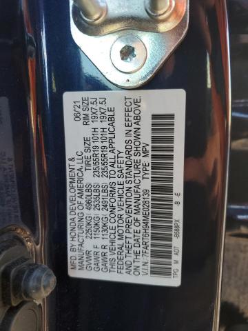 2021 HONDA CR-V TOURI #3287683032