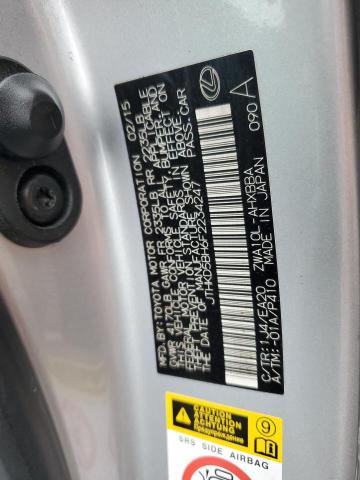 2015 LEXUS CT 200 #3284620327