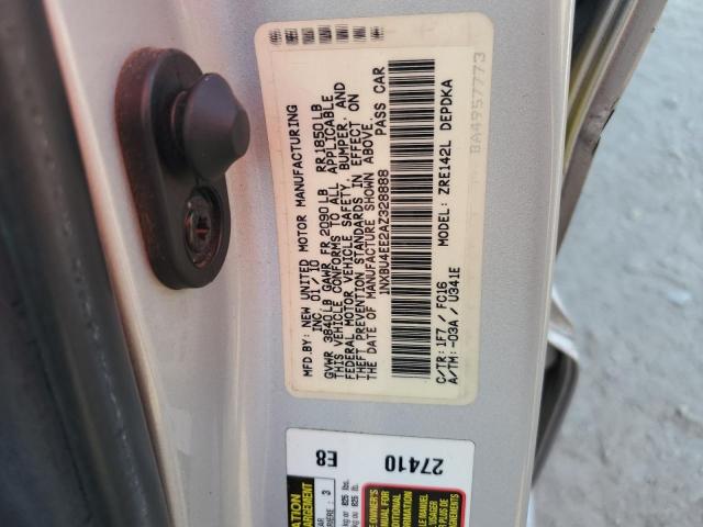 2010 TOYOTA COROLLA BA - 1NXBU4EE2AZ328888