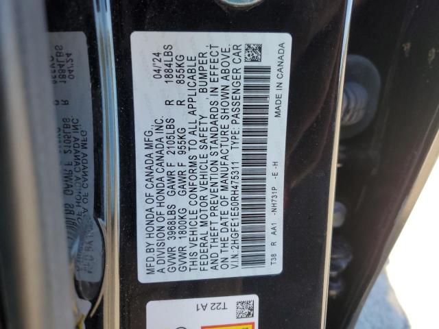 2024 HONDA CIVIC SI 2HGFE1E50RH475311