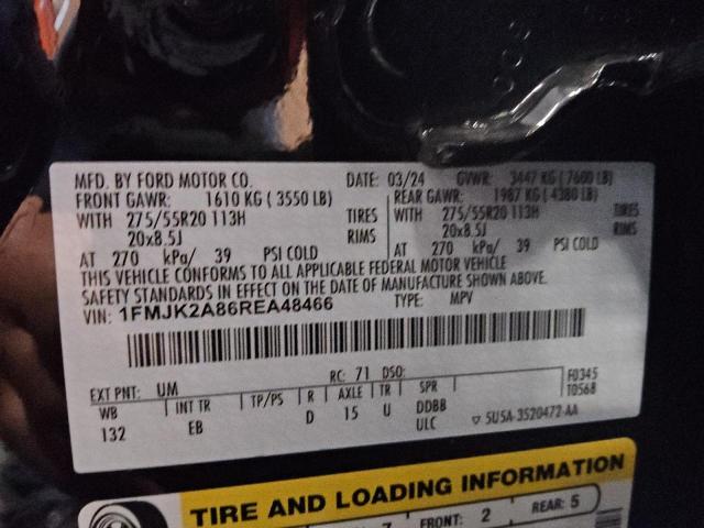 2024 FORD EXPEDITION - 1FMJK2A86REA48466