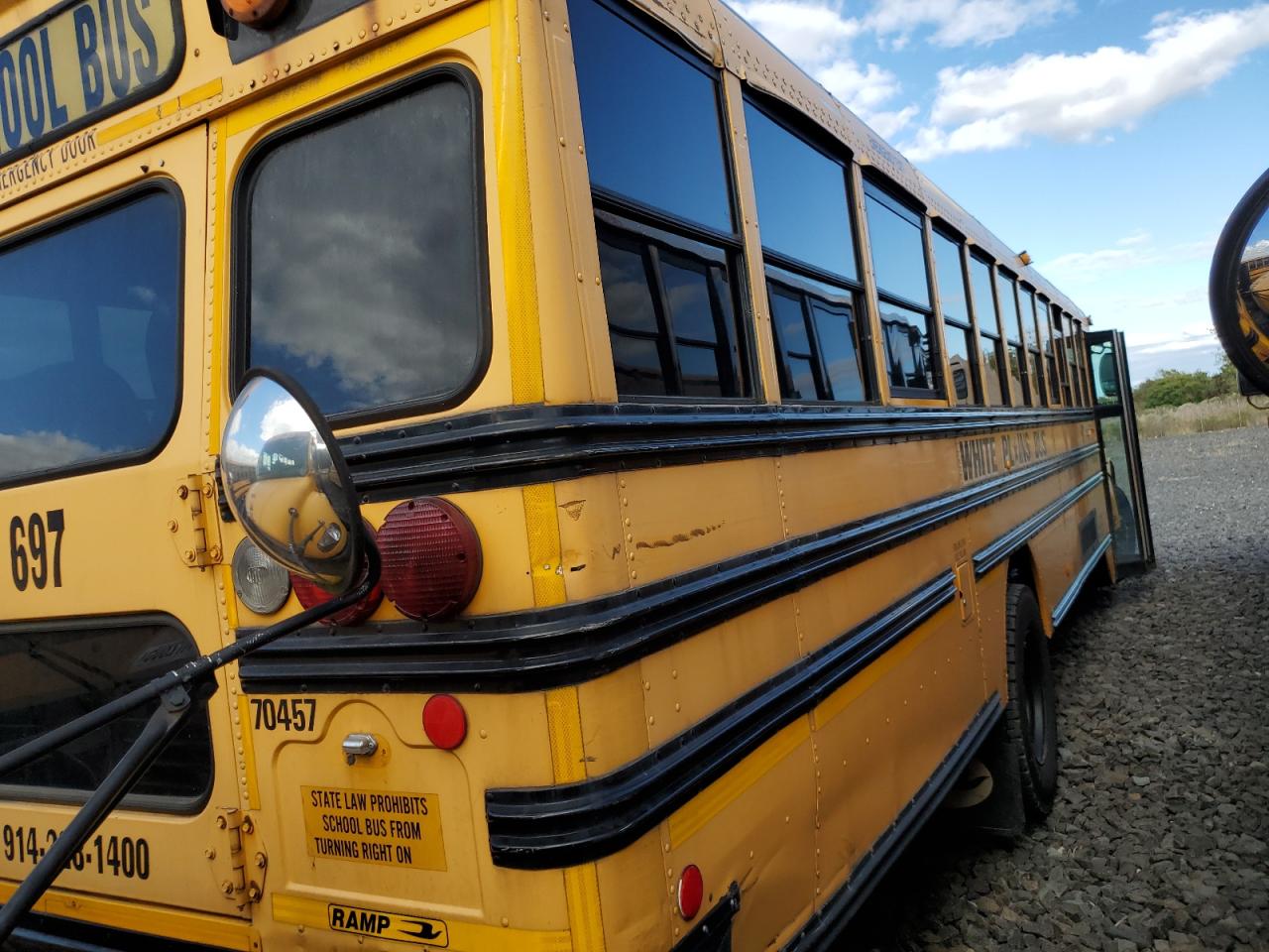 Lot #3276362813 2008 BLUE BIRD SCHOOL BUS