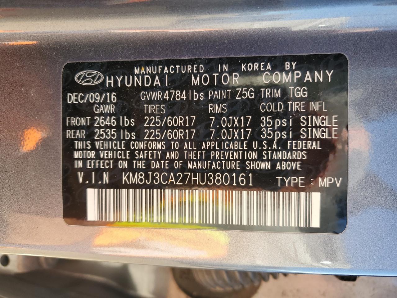 HYUNDAI TUCSON LIMITED