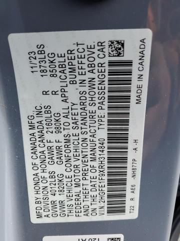 2024 HONDA CIVIC TOUR #3309619563