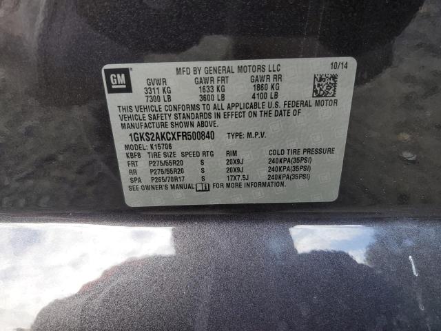 2015 GMC YUKON SLE #3279656952