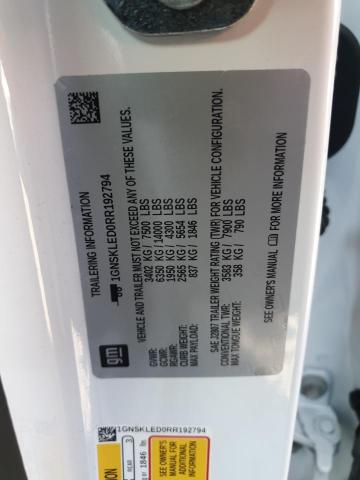 2024 CHEVROLET TAHOE K150 - 1GNSKLED0RR192794