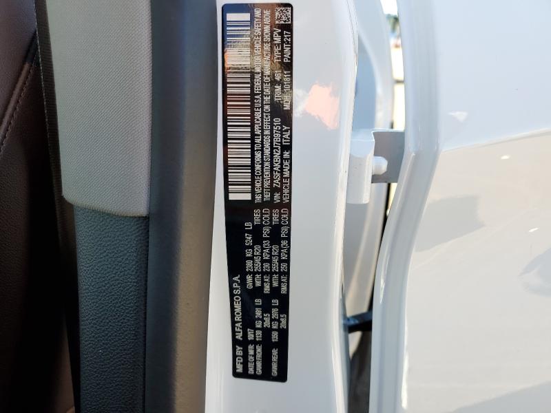 2018 ALFA ROMEO STELVIO TI ZASFAKBN2J7B97510