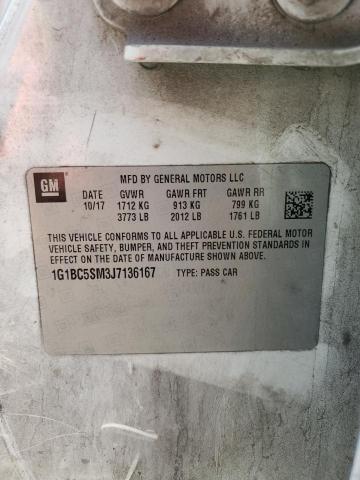 2018 CHEVROLET CRUZE LS 1G1BC5SM3J7136167