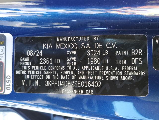 2025 KIA K4 EX #3303885708