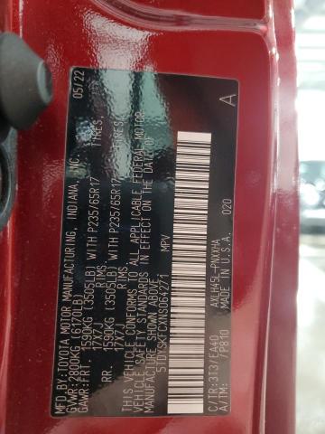 2022 TOYOTA SIENNA XLE #3274696870