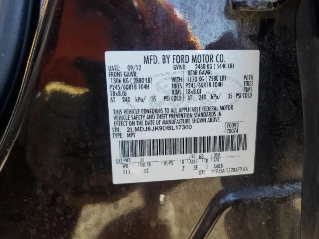 2013 LINCOLN MKX - 2LMDJ6JK9DBL17300