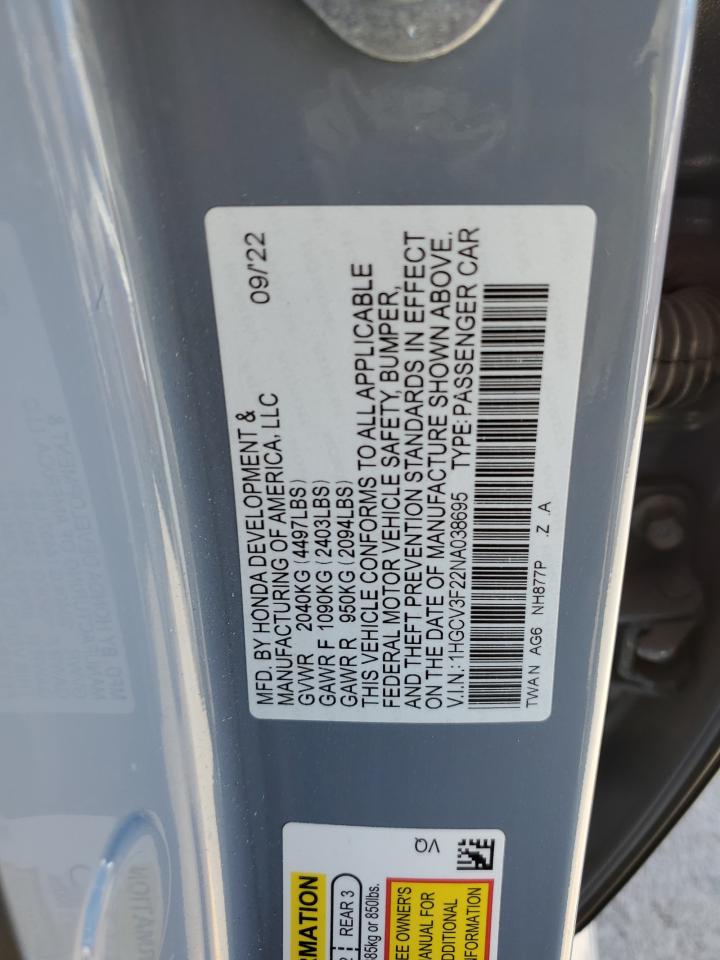 HONDA ACCORD HYBRID SPORT