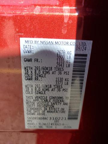 2024 NISSAN PATHFINDER #3296255419