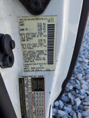 2013 NISSAN FRONTIER S - 1N6BD0CT4DN749747