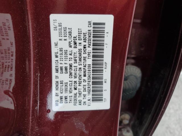 2016 HONDA ACCORD EXL #3284703966