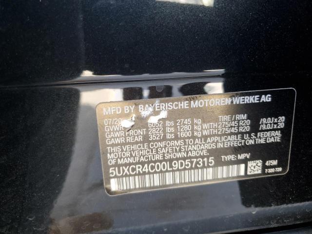 2020 BMW X5 SDRIVE 40I 5UXCR4C00L9D57315